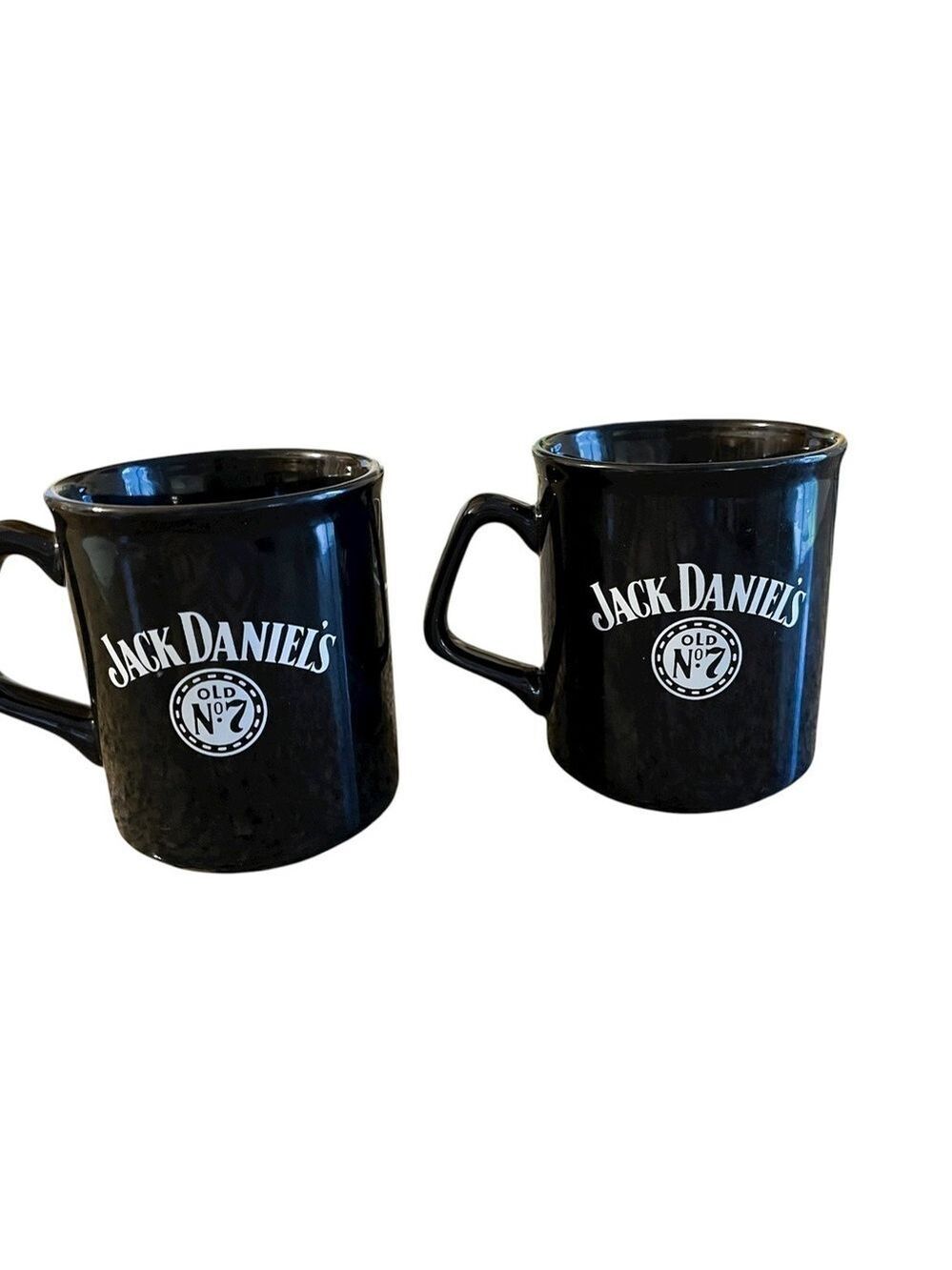 Jack Daniel's No. 7 Black Coffee Mugs Set, Licensed and Collectible.